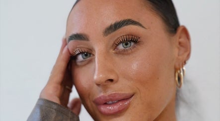 Close-up of a woman with flawless skin at Blanc Beauty, Surfers Paradise, Queensland, AU.
