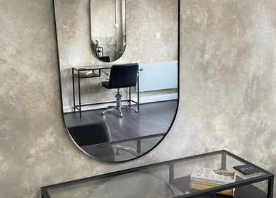 Modern beauty salon at Roux - Jessica in Irlam, England, GB, featuring elegant decor and stylish furnishings.