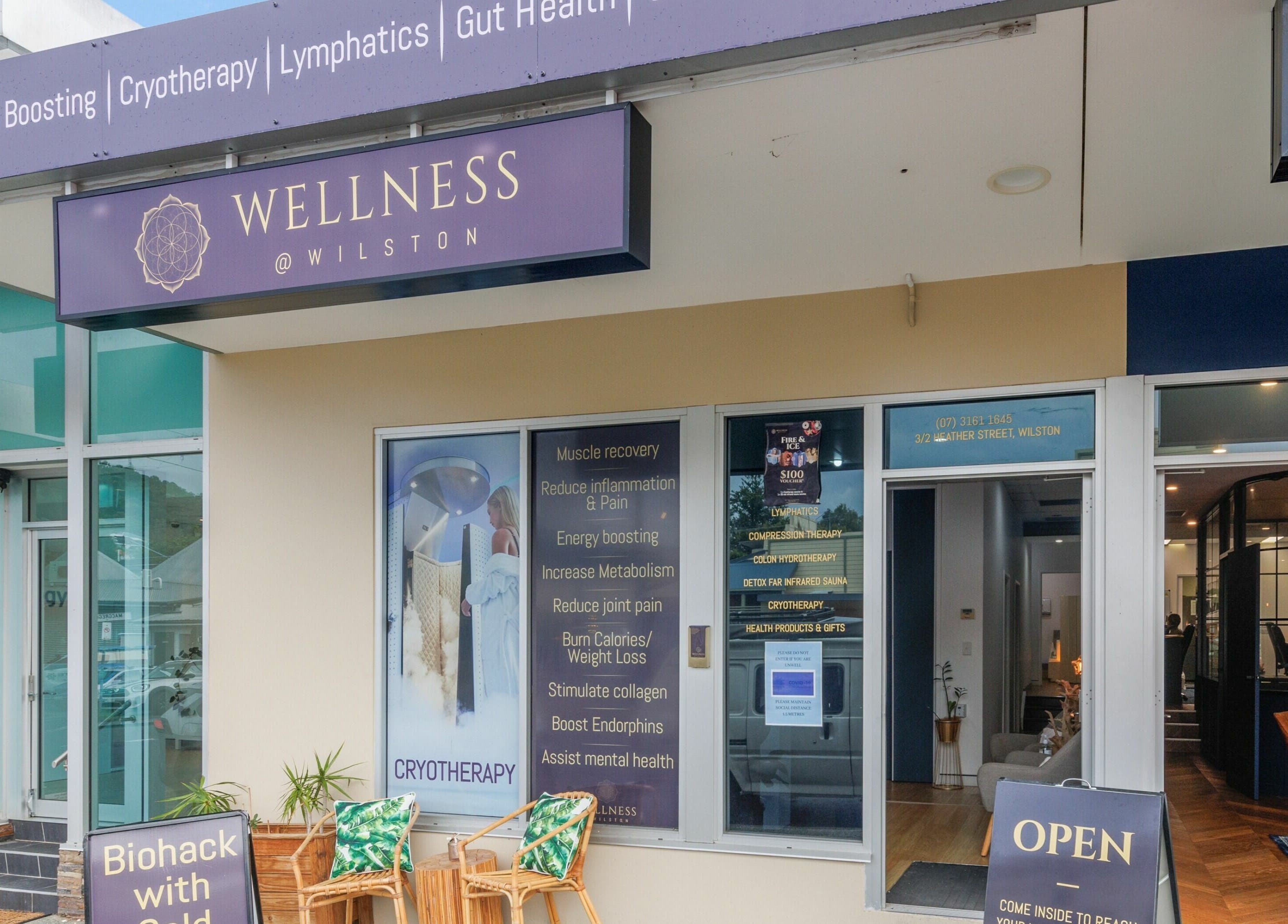 Front view of Wellness at Wilston, a beauty and wellness venue in Wilston, QLD, AU with a welcoming open entrance.