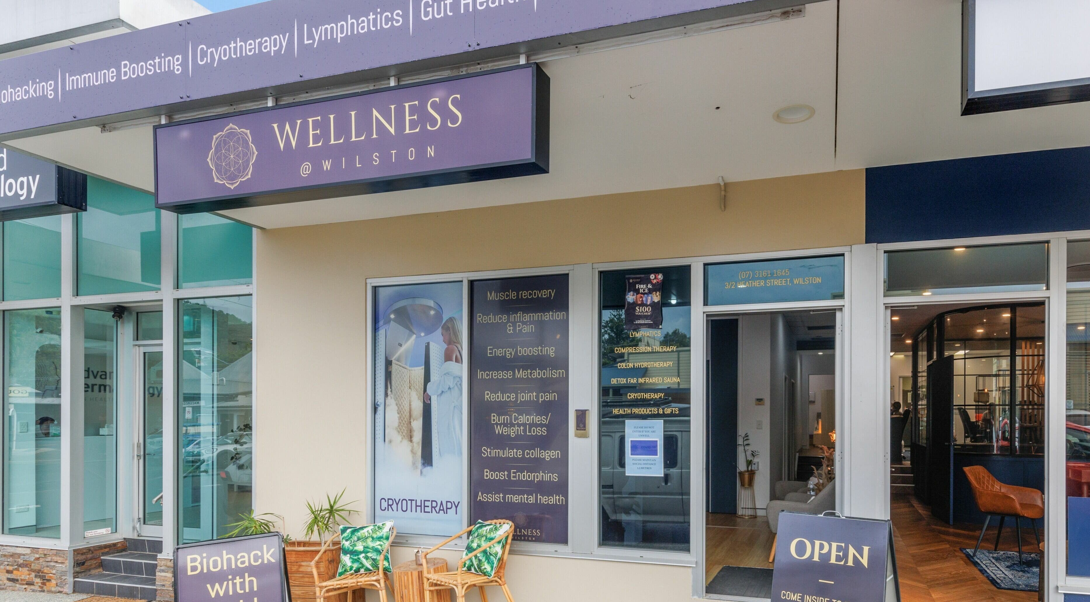 Front view of Wellness at Wilston, a beauty and wellness venue in Wilston, QLD, AU with a welcoming open entrance.