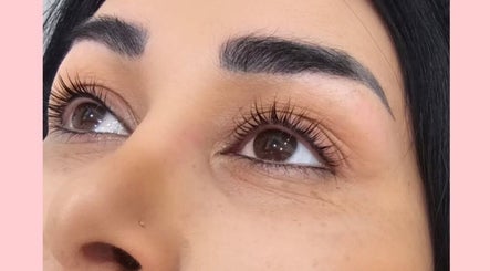 Close-up of elegant lash extensions at I Dream of Lashes, Melbourne, Victoria, AU.