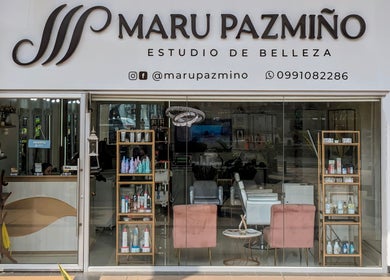 Entrada de Maru Pazmiño Estudio de Belleza Peluquería en Guayas, Guayas, EC con elegante diseño interior.