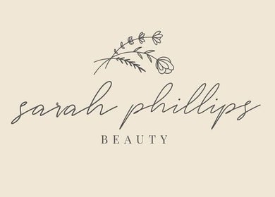 Logo of Sarah Phillips Beauty in Kildare, County Dublin, IE featuring floral elements for a refined touch.