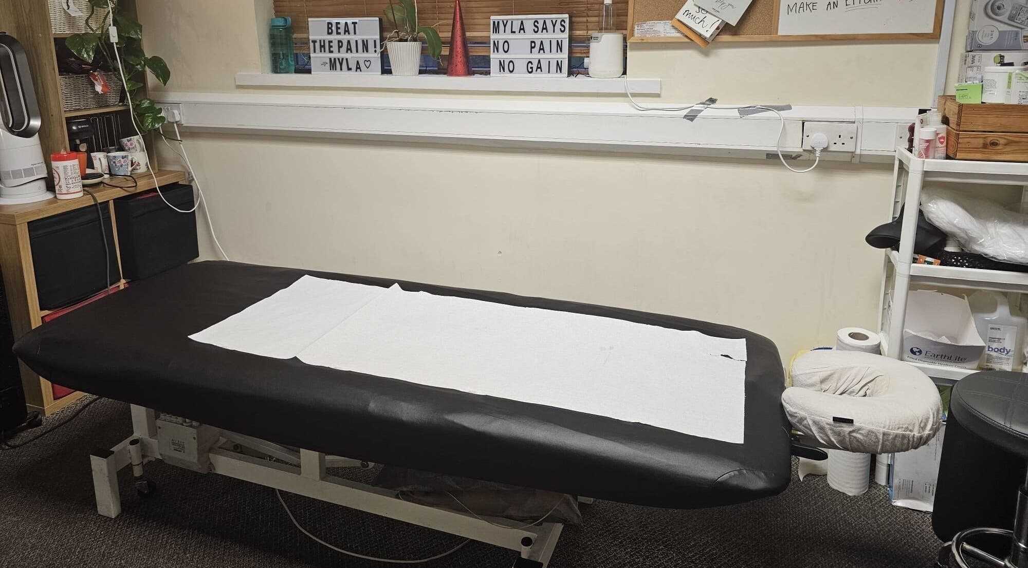 Cozy therapy room at Pain and Rehab care Physical Therapy -Studio 3 Monread, Naas, County Kildare, IE.