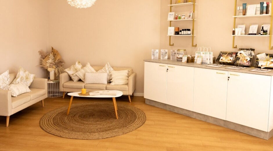 Cozy seating and elegant decor at The Skin Edit - Wanneroo, Wanneroo, Western Australia, AU.