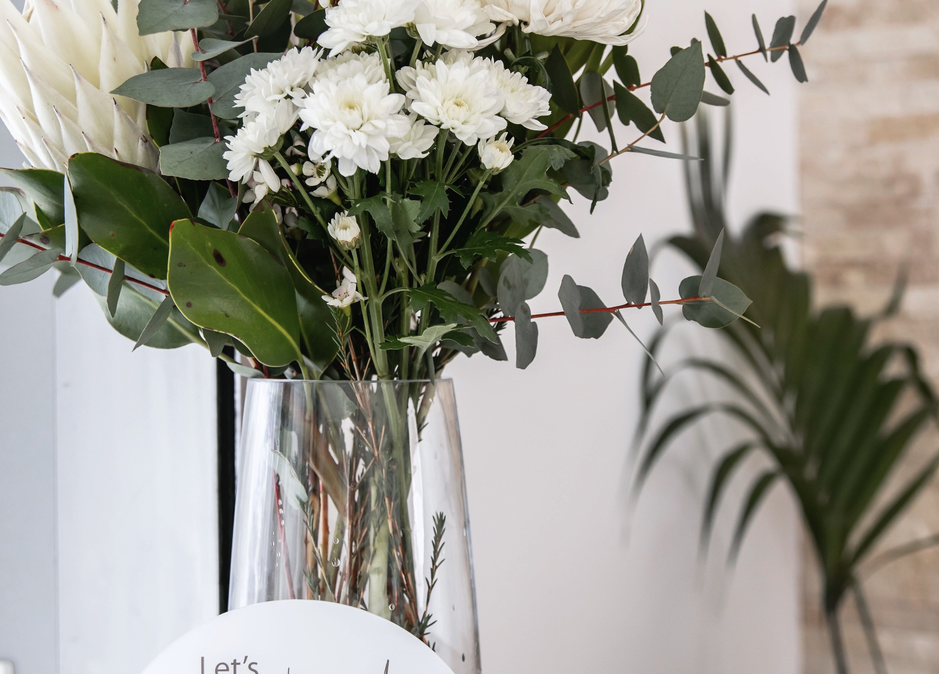Elegant white floral arrangement at The Skin Edit - Quinns Rocks, Western Australia, AU, capturing natural beauty.