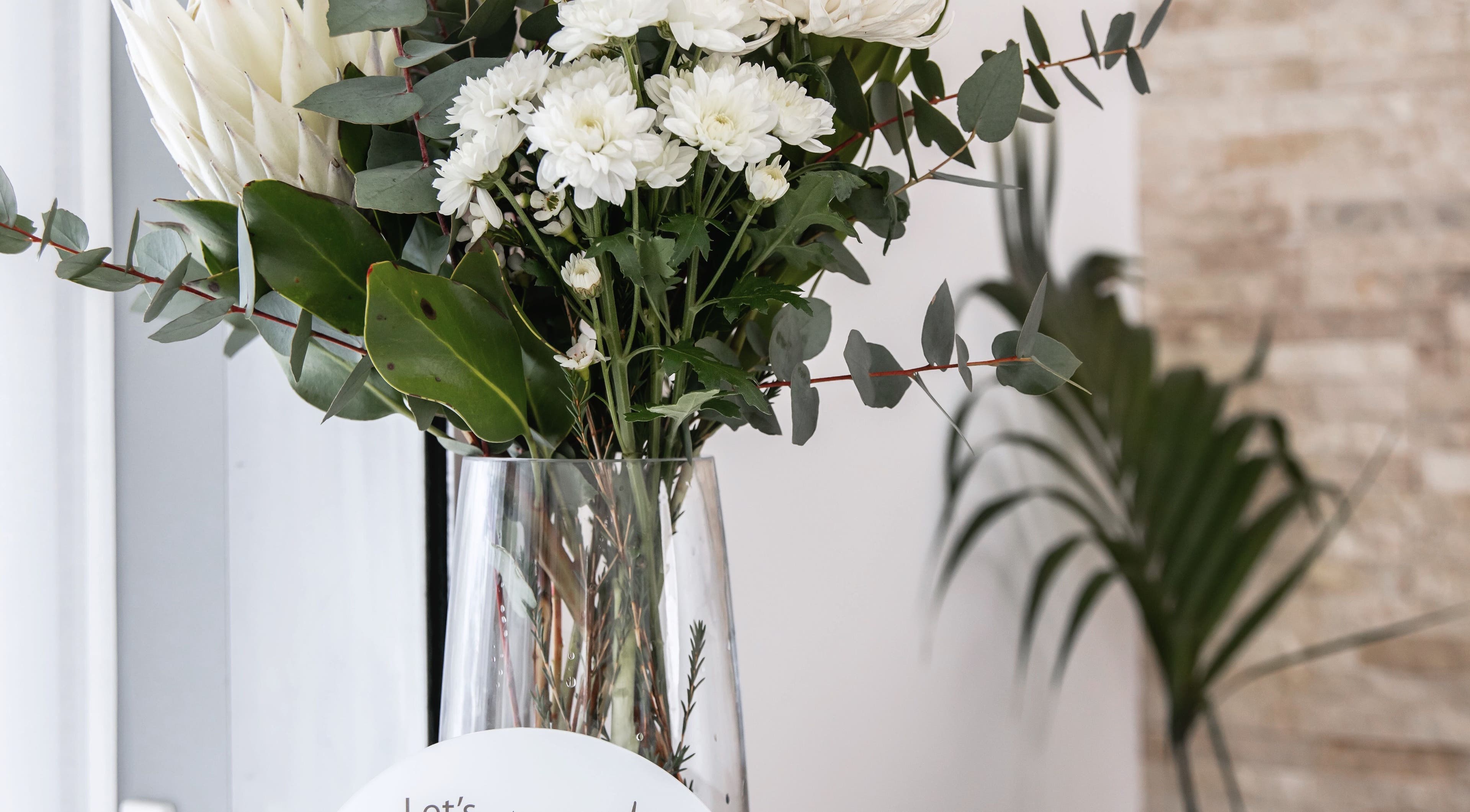 Elegant white floral arrangement at The Skin Edit - Quinns Rocks, Western Australia, AU, capturing natural beauty.