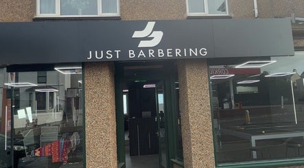 Front view of Just Barbering in Isle Of Man, Onchan, IM showcasing modern design.