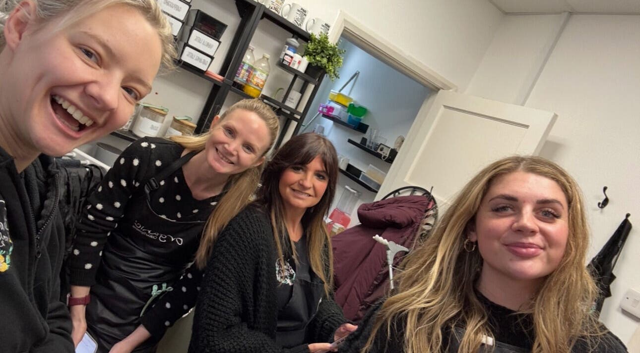 Friendly team at Charli's Hair Studio in Beccles, England, GB, showcasing a welcoming atmosphere.