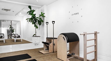 Modern pilates studio with equipment at La Porte Wellness, Rosebery, New South Wales, AU.
