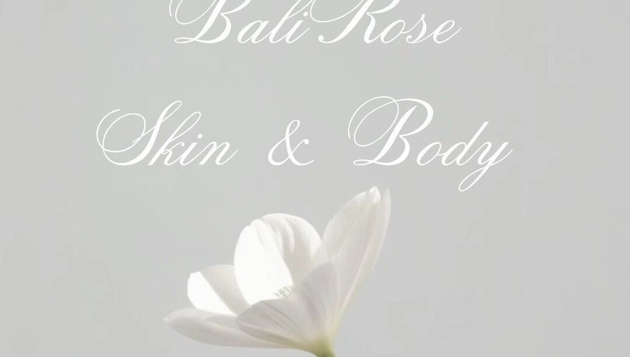 Bali Rose Beauty Salon logo with a white blossom in Cape Town, Western Cape, ZA.