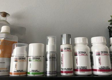 A range of skincare products at Bali Rose Beauty Salon, Cape Town, Western Cape, ZA.