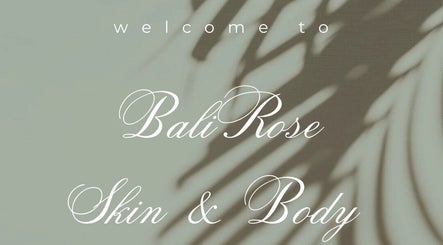 Welcome signage of Bali Rose Beauty Salon in Cape Town, Western Cape, ZA.