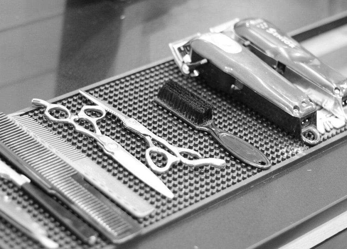 Professional barber tools at Woodenstone Barbers, Byron Bay, New South Wales, AU.