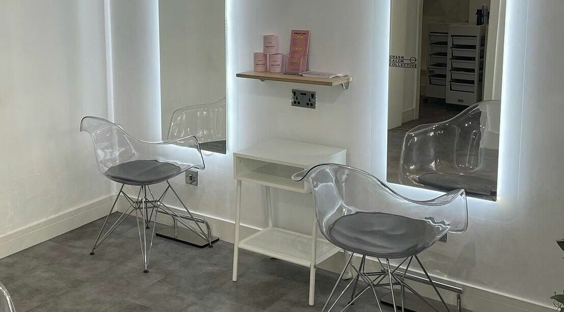 Modern, stylish salon setup at Kal at Citrus Hair Bar, Edinburgh, Scotland, GB.