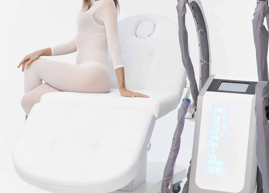 Advanced body treatment session at Lymphatique Body Clinic at the Space, Ebrington, Derry, Northern Ireland, GB.