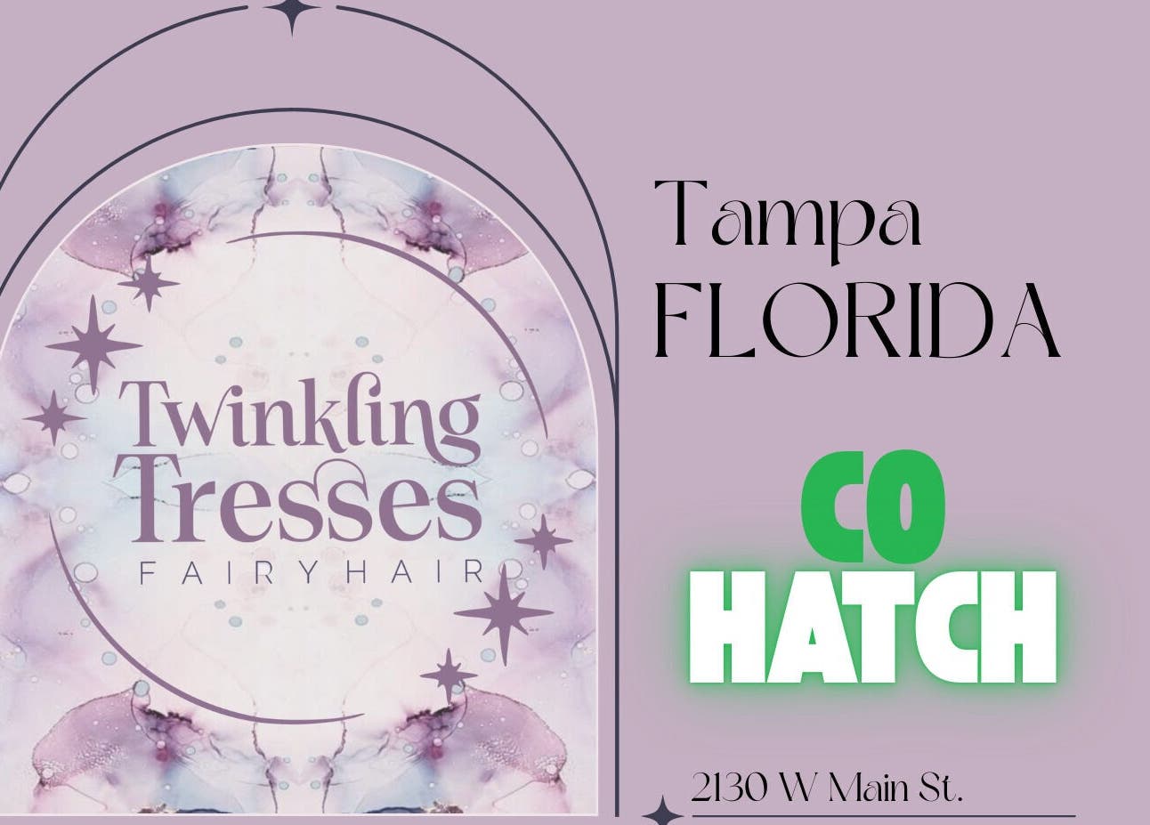 Elegant design for Twinkling Tresses: Tampa - Florida (COhatch) located in Tampa, Florida, US.