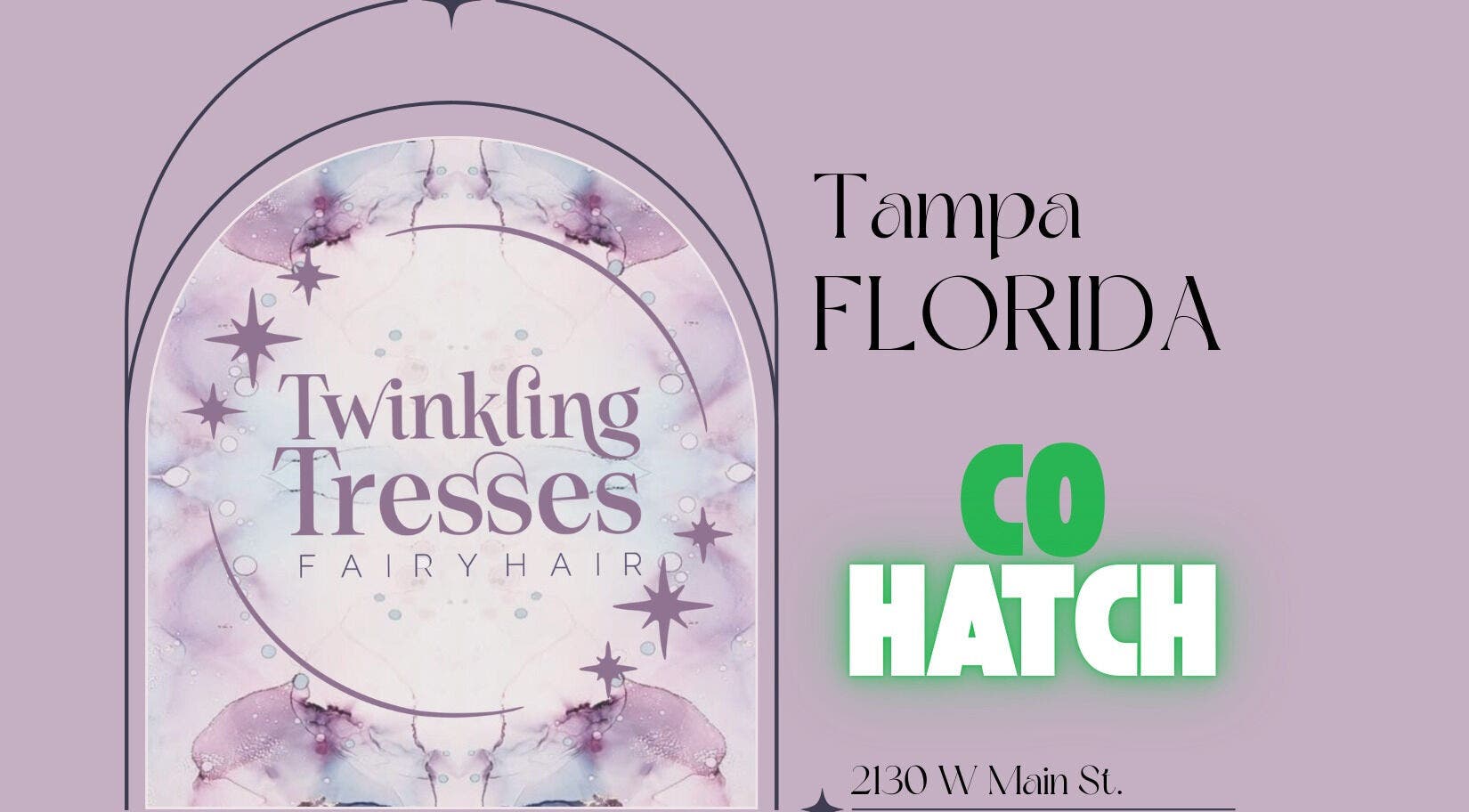 Elegant design for Twinkling Tresses: Tampa - Florida (COhatch) located in Tampa, Florida, US.