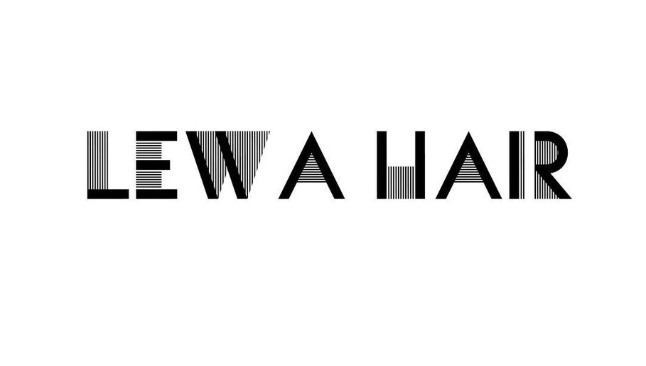 Lewa Hair logo with unique design, located in Newmarket, England, GB.