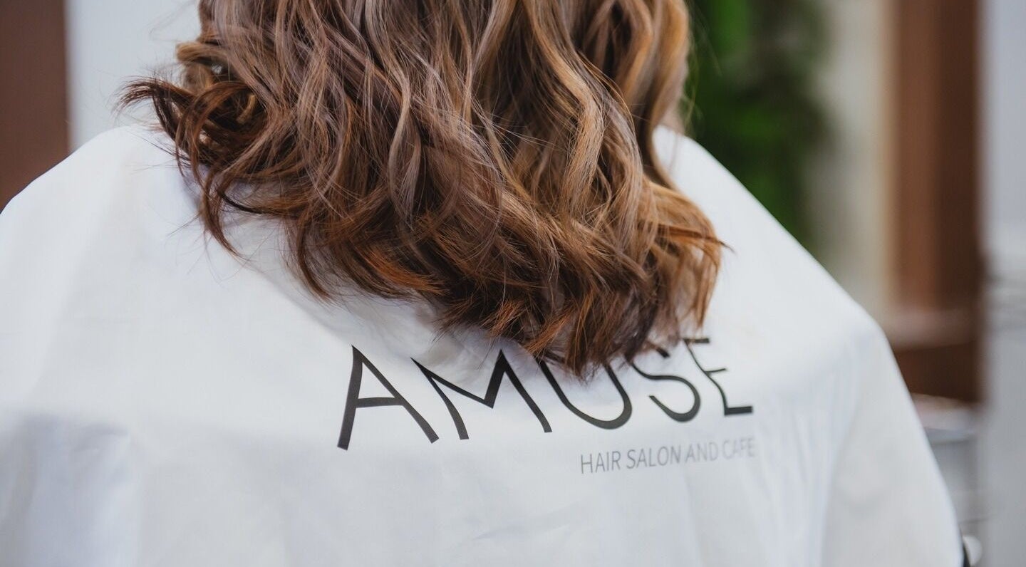 Lustrous hair styled at Amuse Hair and Nail Salon, Langley City, British Columbia, CA.