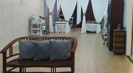 Interior of Najah Spa - Spa & Salon Wanita Senawang, Seremban, Negeri Sembilan, MY with elegant décor.