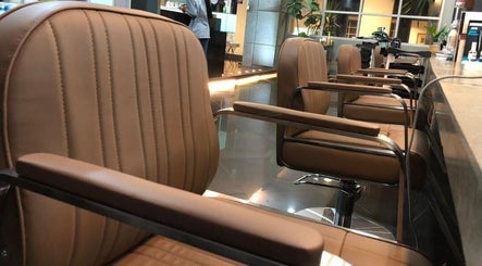 Luxurious salon chairs at Hairkunst Premium Salon, Petaling Jaya, Selangor, MY for ultimate comfort and style.