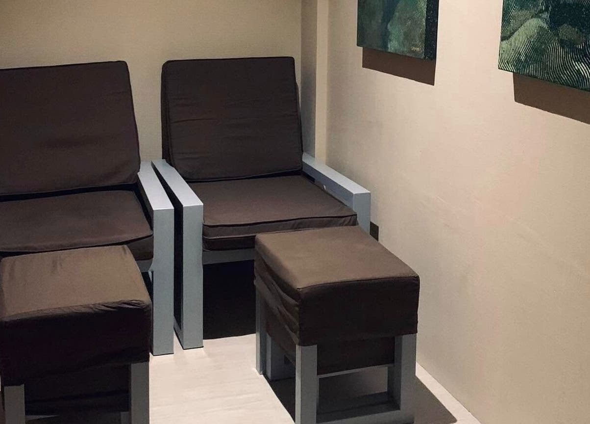 Comfortable seating area at Kass & Kaye Spa - Matatalaib Branch, Tarlac City, Central Luzon, PH.