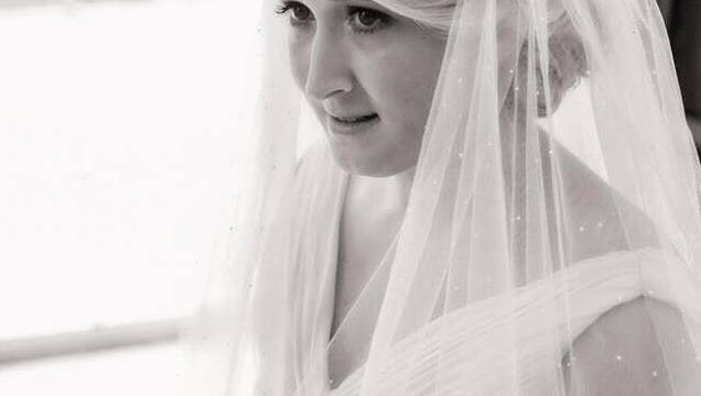 Bride with veil by Joanne Henderson Bridal Hair, County Kerry, County Kerry, IE.