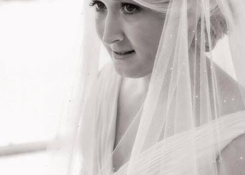 Bride with veil by Joanne Henderson Bridal Hair, County Kerry, County Kerry, IE.