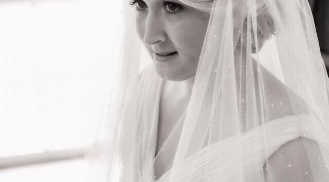 Bride with veil by Joanne Henderson Bridal Hair, County Kerry, County Kerry, IE.
