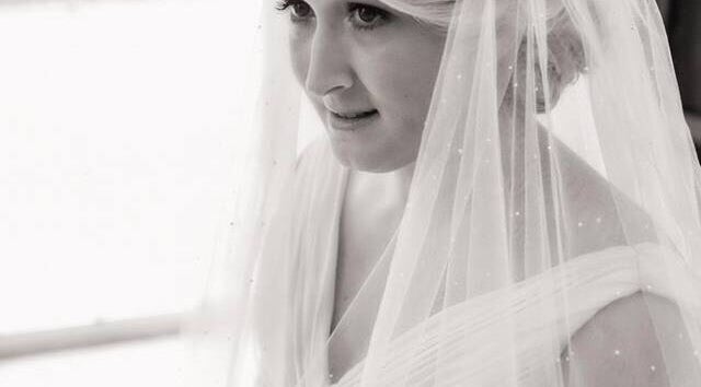 Bride with veil by Joanne Henderson Bridal Hair, County Kerry, County Kerry, IE.