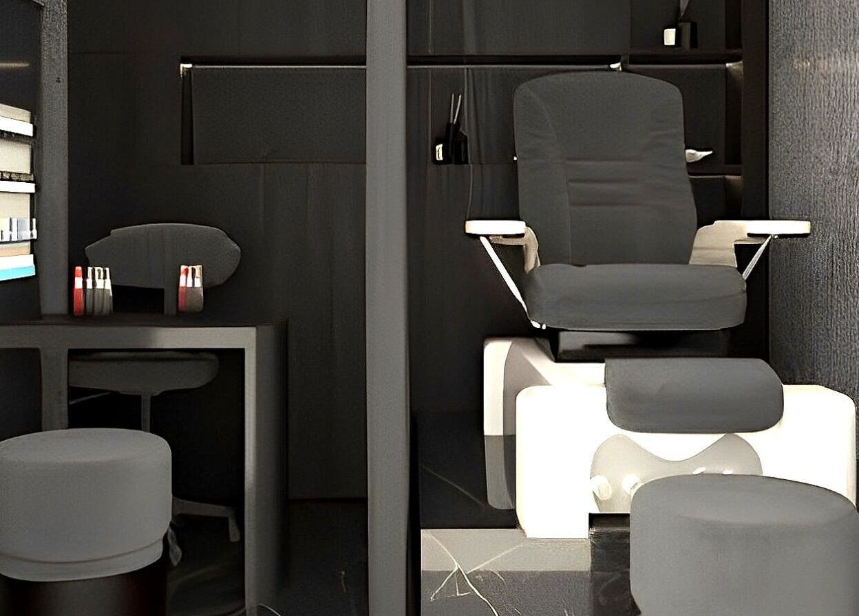 Luxury treatment chair at Aqua Face Facial Bar, Dubai, Dubai, AE enhancing relaxation and beauty.