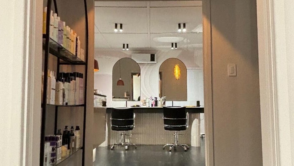 Elegant interior of STATIC Dry Bar with stylish chairs in Durban North, Kwazulu-natal, ZA.