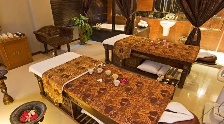 Luxurious spa room with twin massage beds at Impiana Langkawi, Langkawi, Kedah, MY, offering ultimate relaxation.