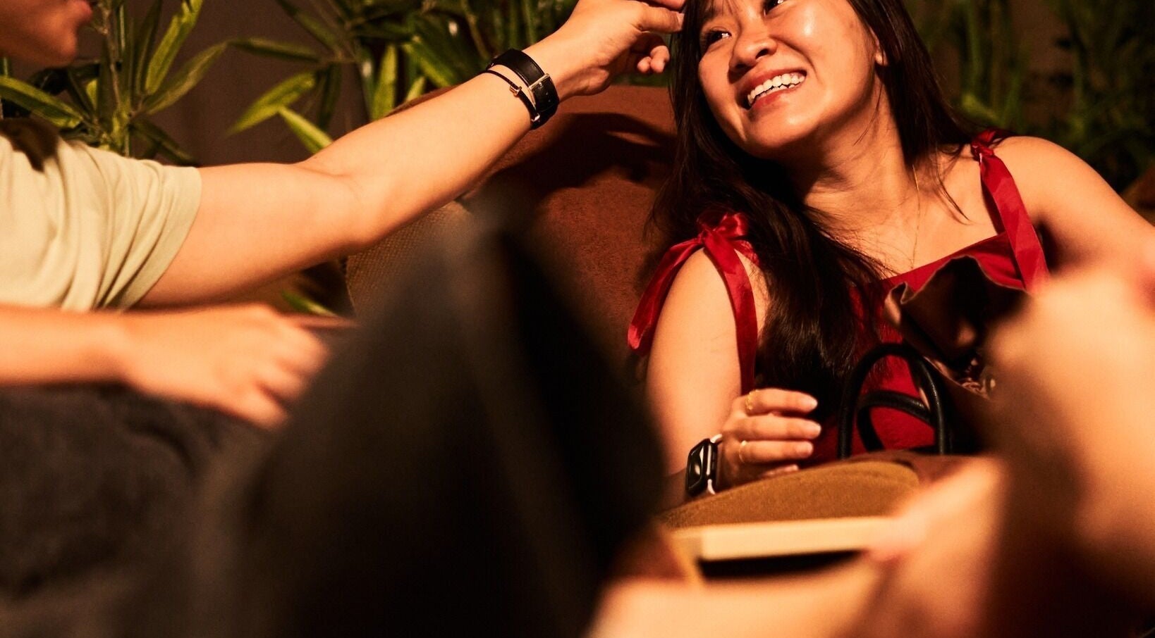 Woman enjoying a relaxing moment at Impiana Genting, Genting Highlands, Pahang, MY.