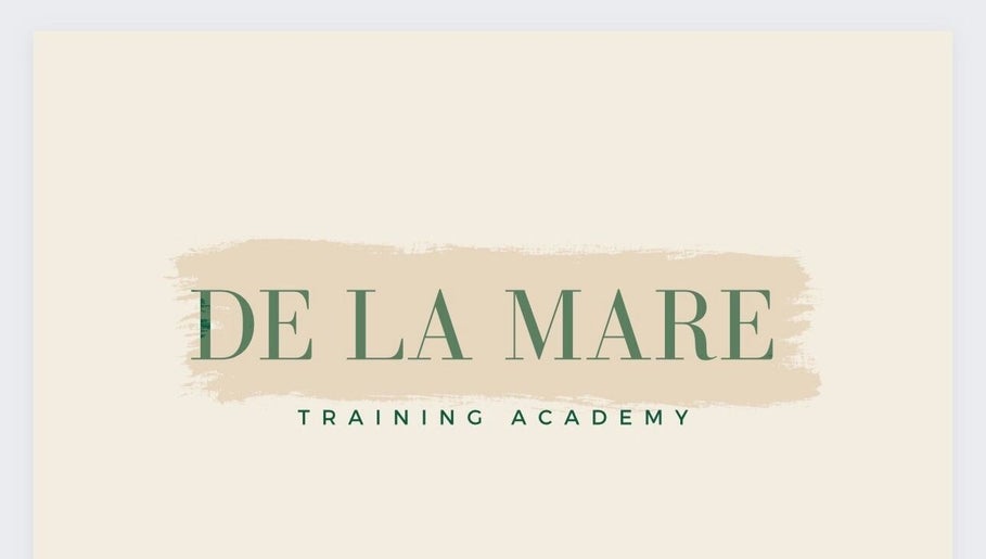 De La Mare Training Academy logo in North Lanarkshire, UK, GB with styled typography.