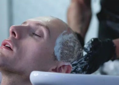 Experience a relaxing wash at BROOKS Hair Tailoring, Watford, England, GB, where luxury meets style.