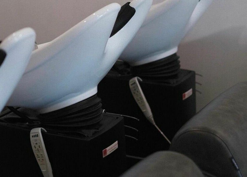 Luxurious wash stations at NUHAIRCO in Mount Claremont, AU, offering comfort and style.