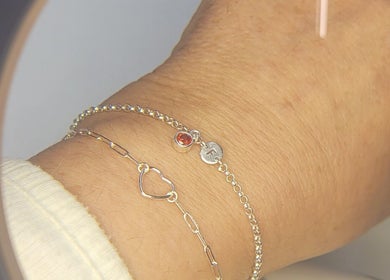 Delicate bracelets showcased at Anubis Piercings and Laser Tattoo Removal in Ashby-de-la-zouch, England, GB.