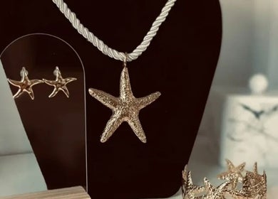 Starfish jewelry set at Anubis Piercings and Laser Tattoo Removal, Ashby-de-la-zouch, England, GB.