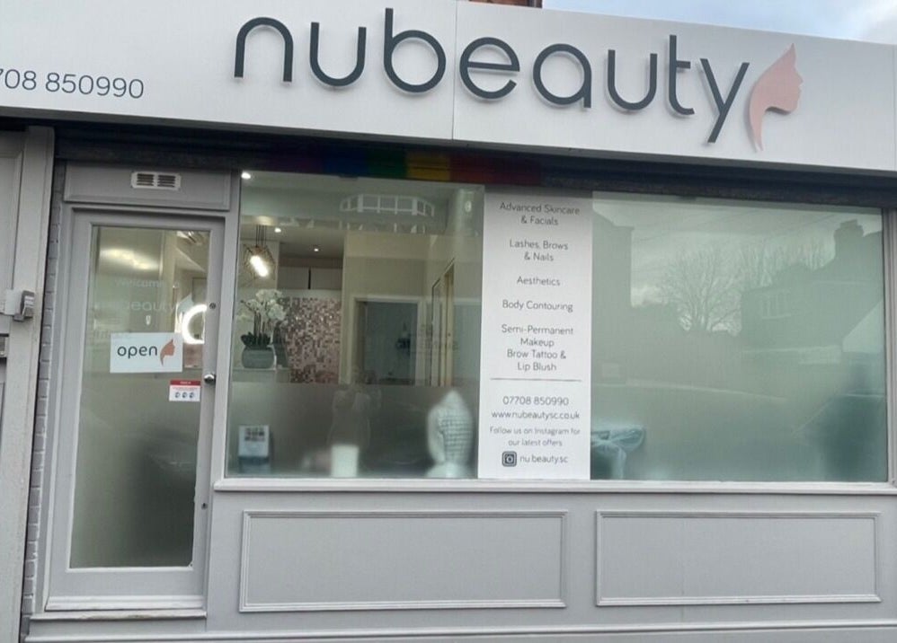 Front view of NuBeauty - Sutton Coldfield, located in The Royal Town of Sutton Coldfield, England, GB.