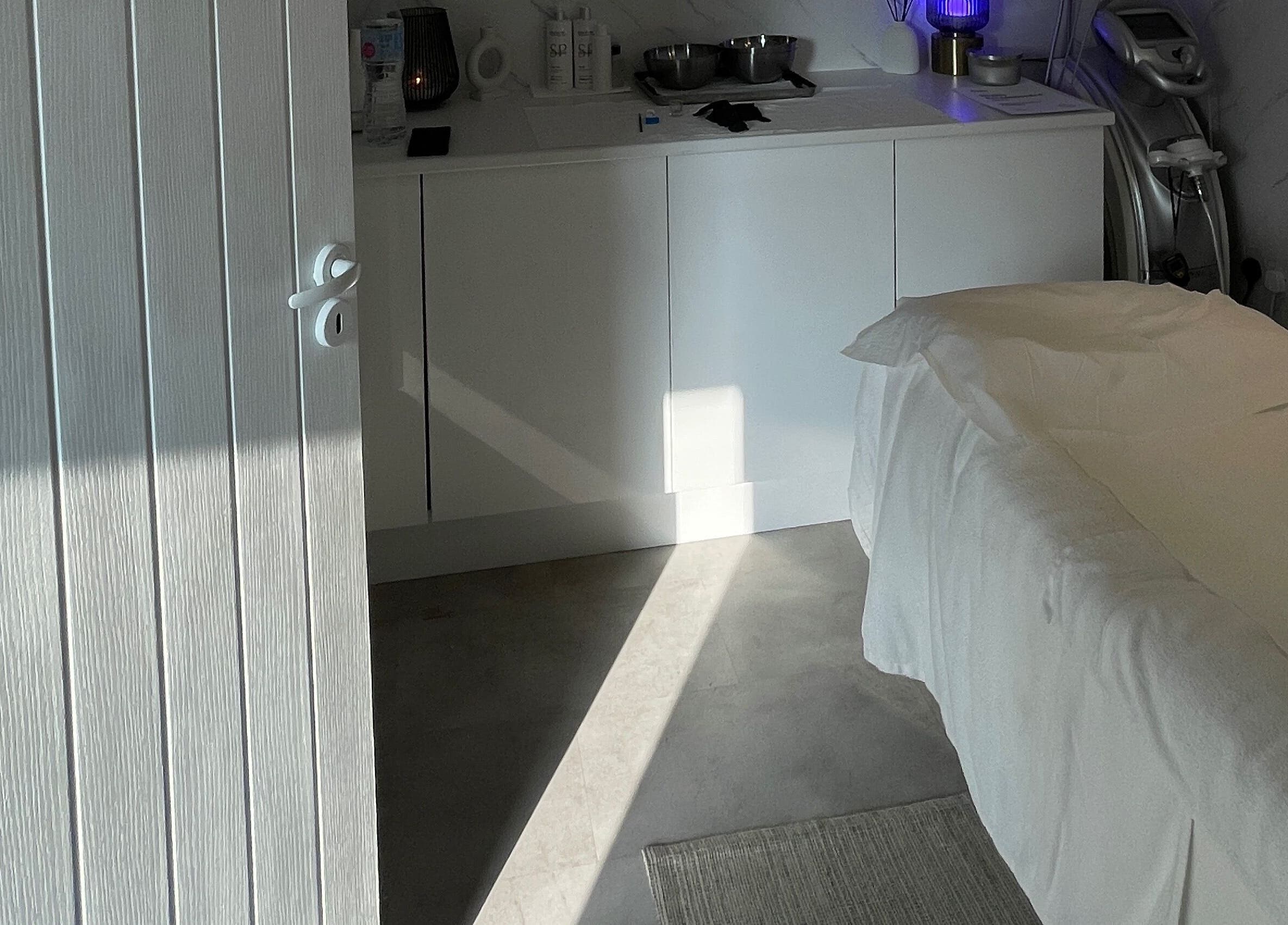 Serene treatment room at NuBeauty - Sutton Coldfield, The Royal Town of Sutton Coldfield, England, GB.