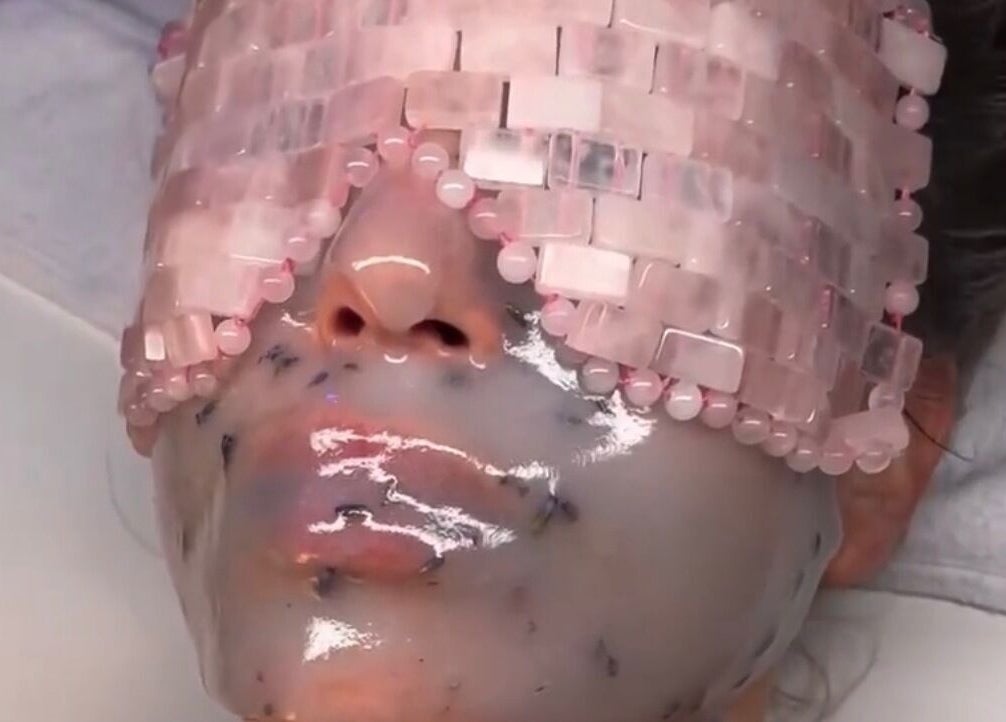 Luxurious facial with rose quartz at NuBeauty - Sutton Coldfield, The Royal Town of Sutton Coldfield, England, GB.