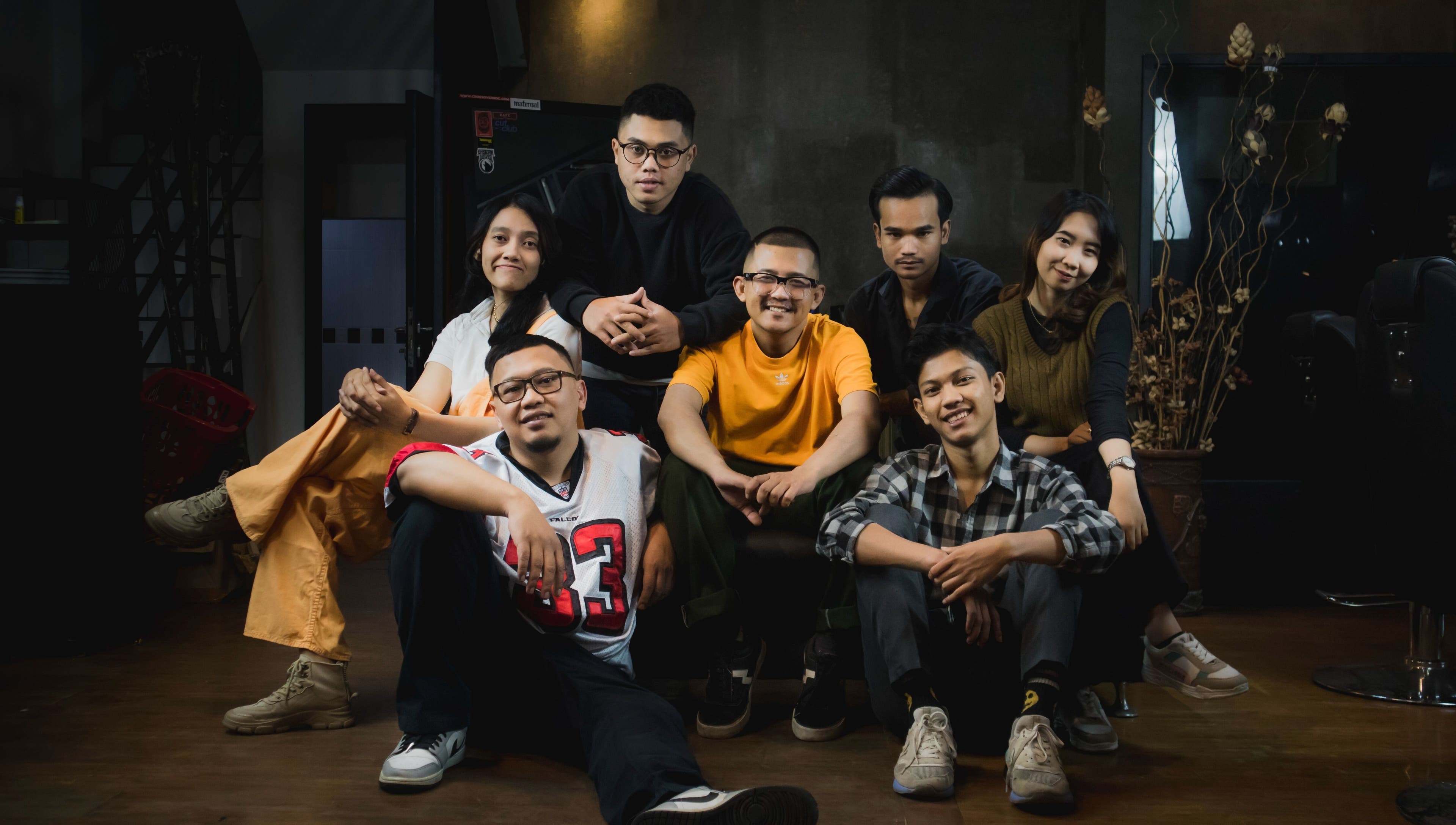 Friendly team at Cut Club in Jawa Barat, Jawa Barat, ID, showcasing vibrant workplace atmosphere.