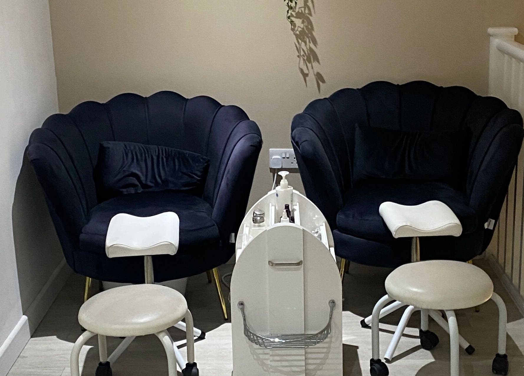 Comfortable pedicure setup at Revitalize Beauty and Aesthetics, Westgate-on-Sea, England, GB.