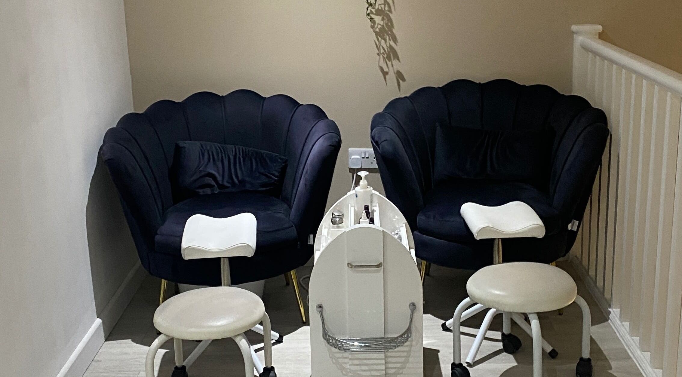 Comfortable pedicure setup at Revitalize Beauty and Aesthetics, Westgate-on-Sea, England, GB.