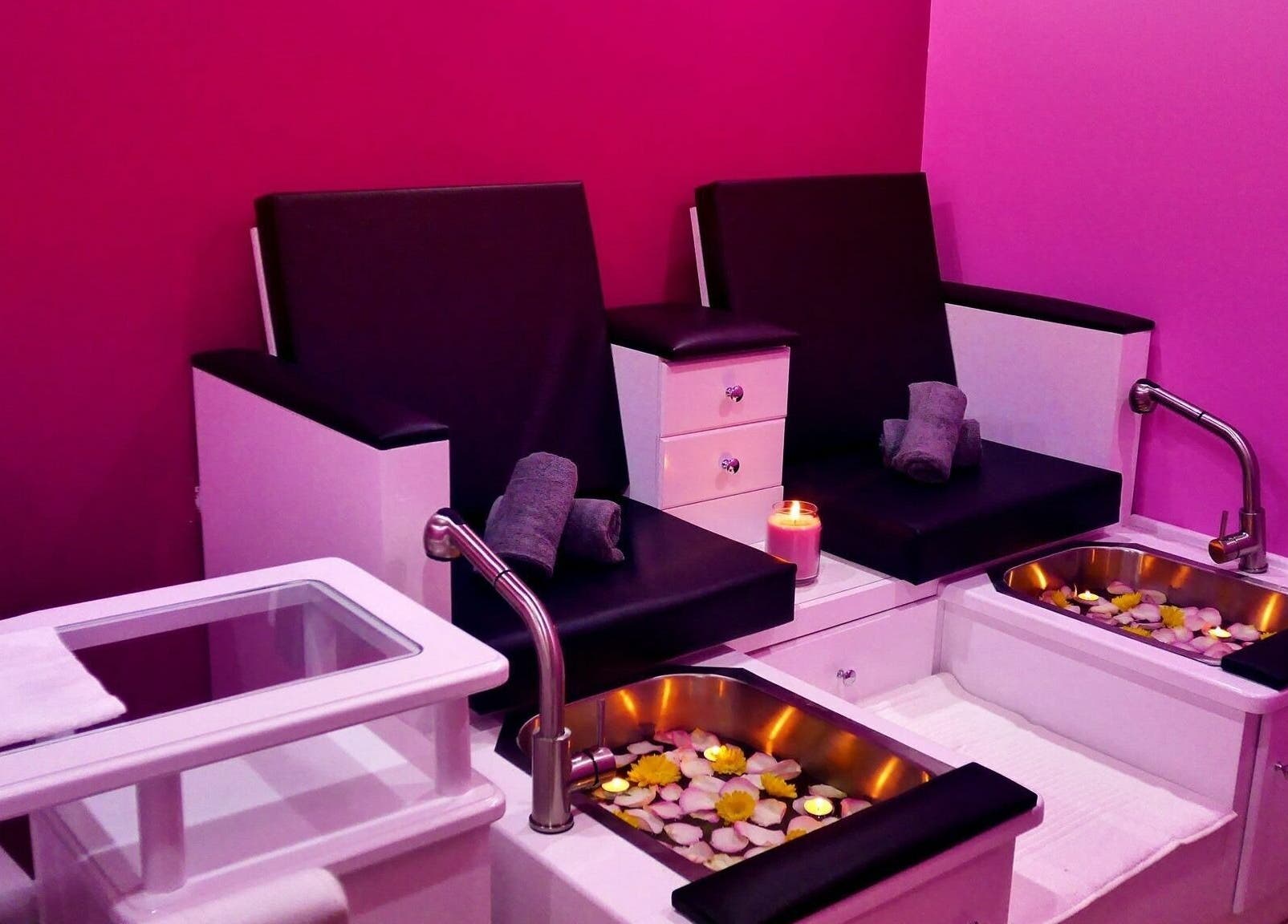 Elegant pedicure station at Body Mist Aesthetics in Chaguanas, Chaguanas Borough Corporation, TT.
