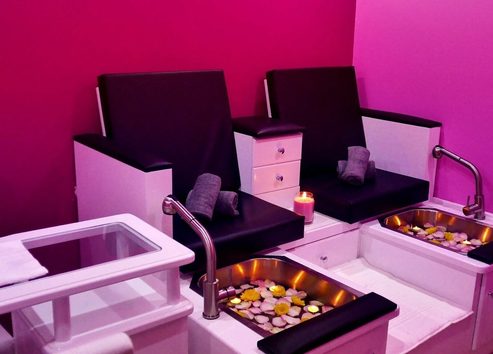 Elegant pedicure station at Body Mist Aesthetics in Chaguanas, Chaguanas Borough Corporation, TT.