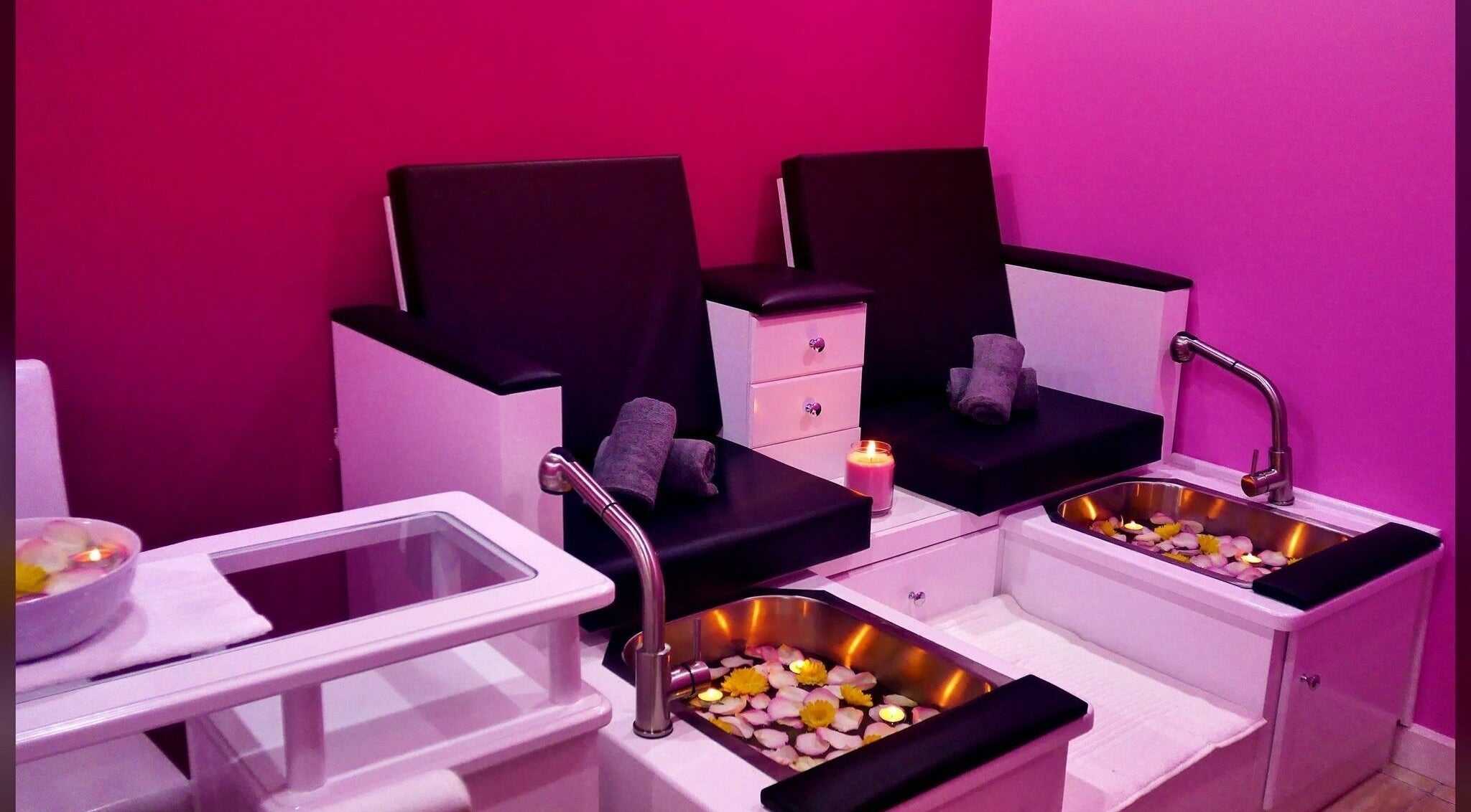 Elegant pedicure station at Body Mist Aesthetics in Chaguanas, Chaguanas Borough Corporation, TT.