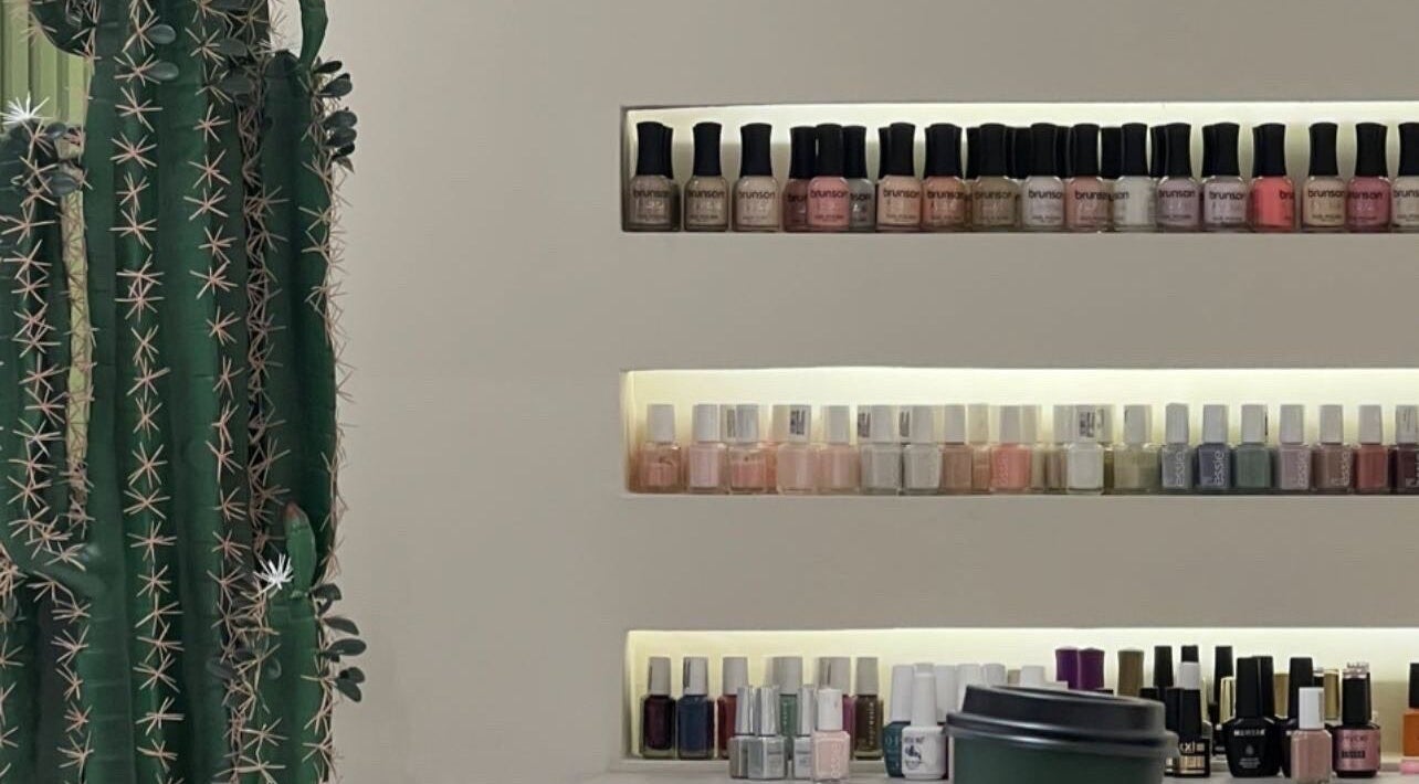 Elegant nail polish display at Sabah Salem صباح السالم, in Sabah Al Salem, Mubarak Al-kabeer Governorate, KW.